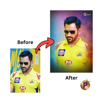 Before and after Digital oil painting at praila