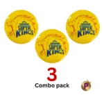 Chennai Super Kings Csk logo button badges Yellow ipl 3 combo pack