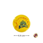 Chennai Super Kings Csk logo button badges Yellow ipl 4.4 cm