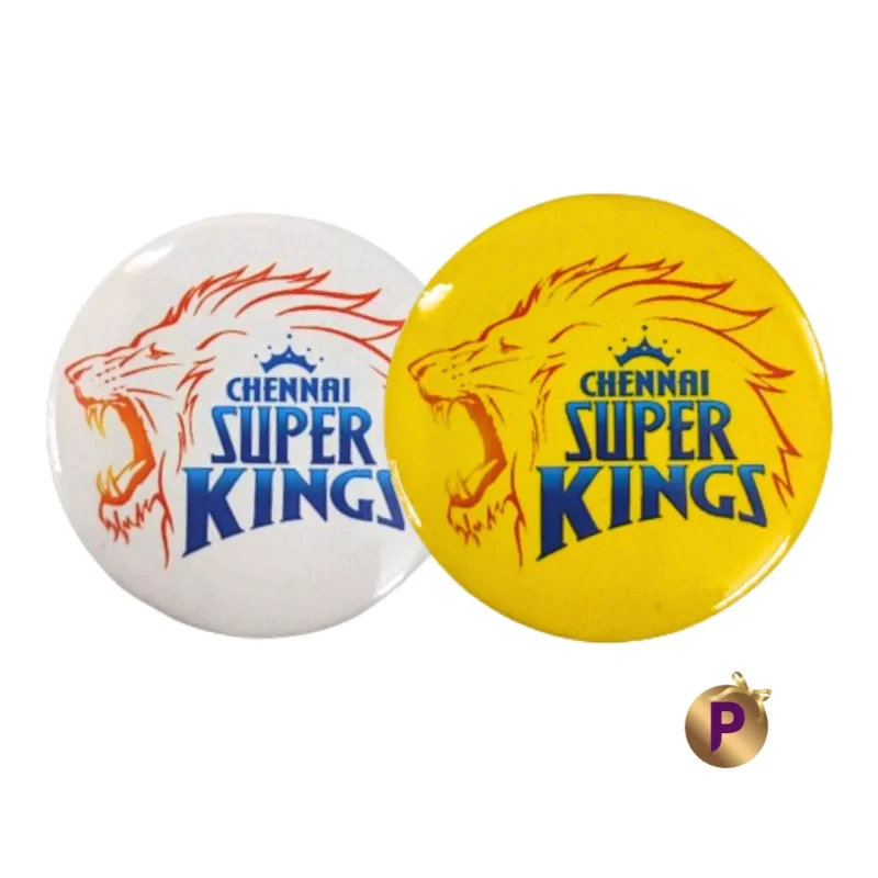 Chennai Super Kings Logo white and yellow