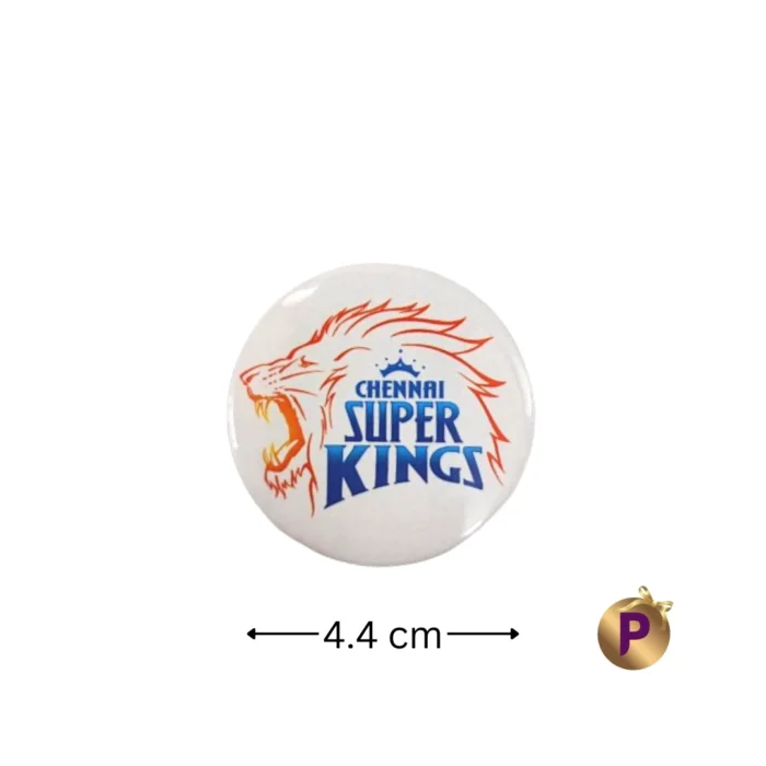 Csk button badges White 4.4 cm