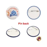 Csk button badges White pin back