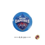 Delhi Capitals DC logo blue button badges 4.4 cm