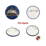 Gujarat Titans GT blue button badges pinback