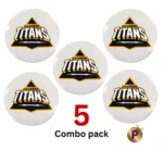 Gujarat Titans GT white button badges 5 combo pack