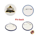 Gujarat Titans GT white button badges pinback