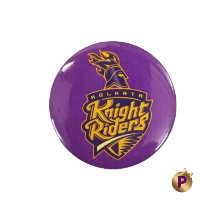 Kolkata Knight Riders KKR logo button badges purple