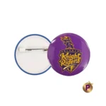 Kolkata Knight Riders KKR logo button badges purple