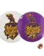 Kolkata Knight Riders KKR logo button badges white and purple