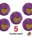 Kolkata Knight Riders KKR purple combo 5 button badges