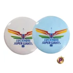 Lucknow Super Giants LSG button badges white and blue logo