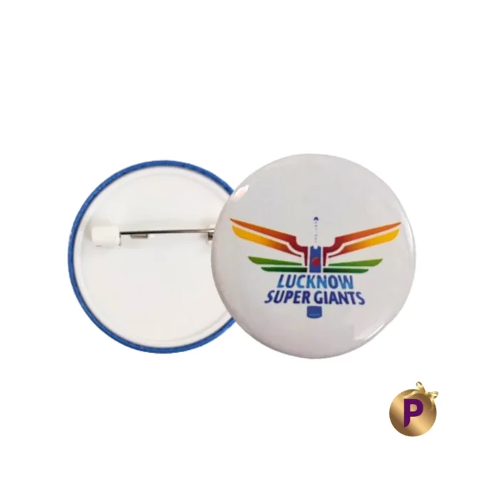 Lucknow Super Giants LSG button badges white logo