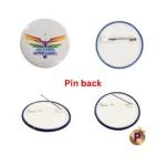 Lucknow Super Giants LSG button badges white logo pinback 4.4 cm