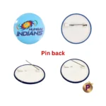 Mumbai Indians Button Badges blue pinback