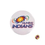 Mumbai Indians Button Badges white