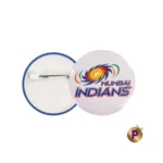 Mumbai Indians Button Badges white 4.4 cm