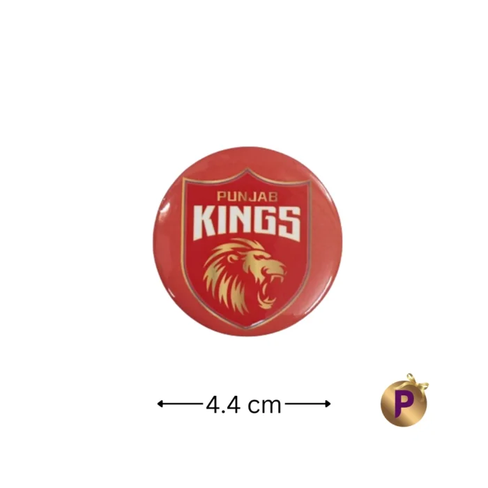 Punjab Kings Pk pink logo 4.4 cm