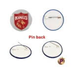 Punjab Kings Pk white logo pinback button badges