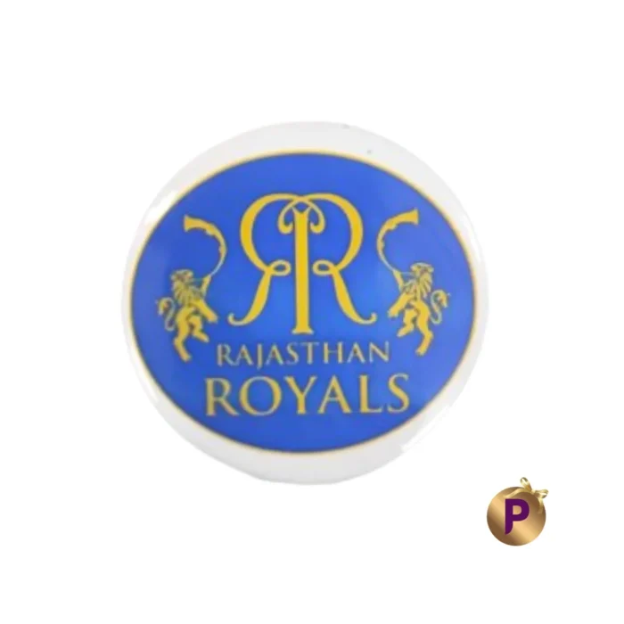 Rajasthan Royals RR logo white 4.4 cm button badges