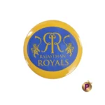 Rajasthan Royals RR logo yellow 4.4 cm button badges