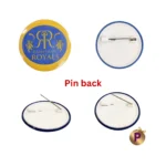 Rajasthan Royals RR logo yellow 4.4 cm button badges pinback