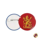 Royal Challengers Bengaluru Button Badges RCB logo red