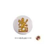 Royal Challengers Bengaluru Button Badges RCB logo white 4.4 cm