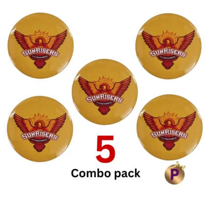 SRH logo 5 combo pack button badges orange