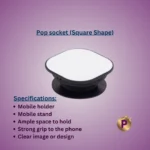 Square shape mobile holder grip